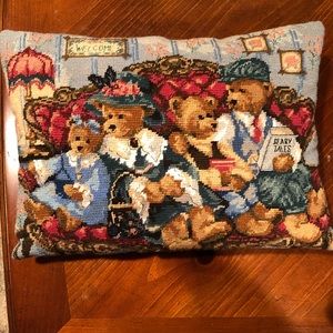 Handmade Needlepoint Pillow.